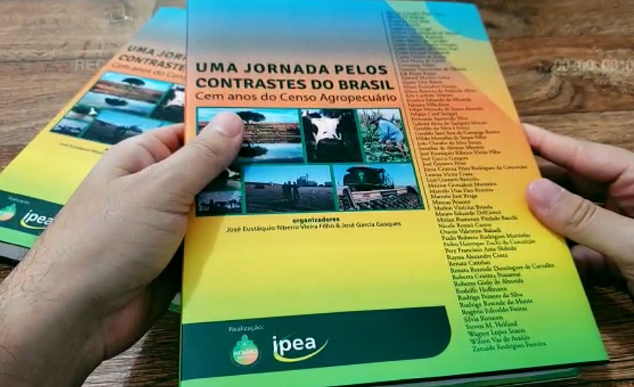 Mapa e Ipea lançam livro sobre os 100 anos do Censo Agropecuário